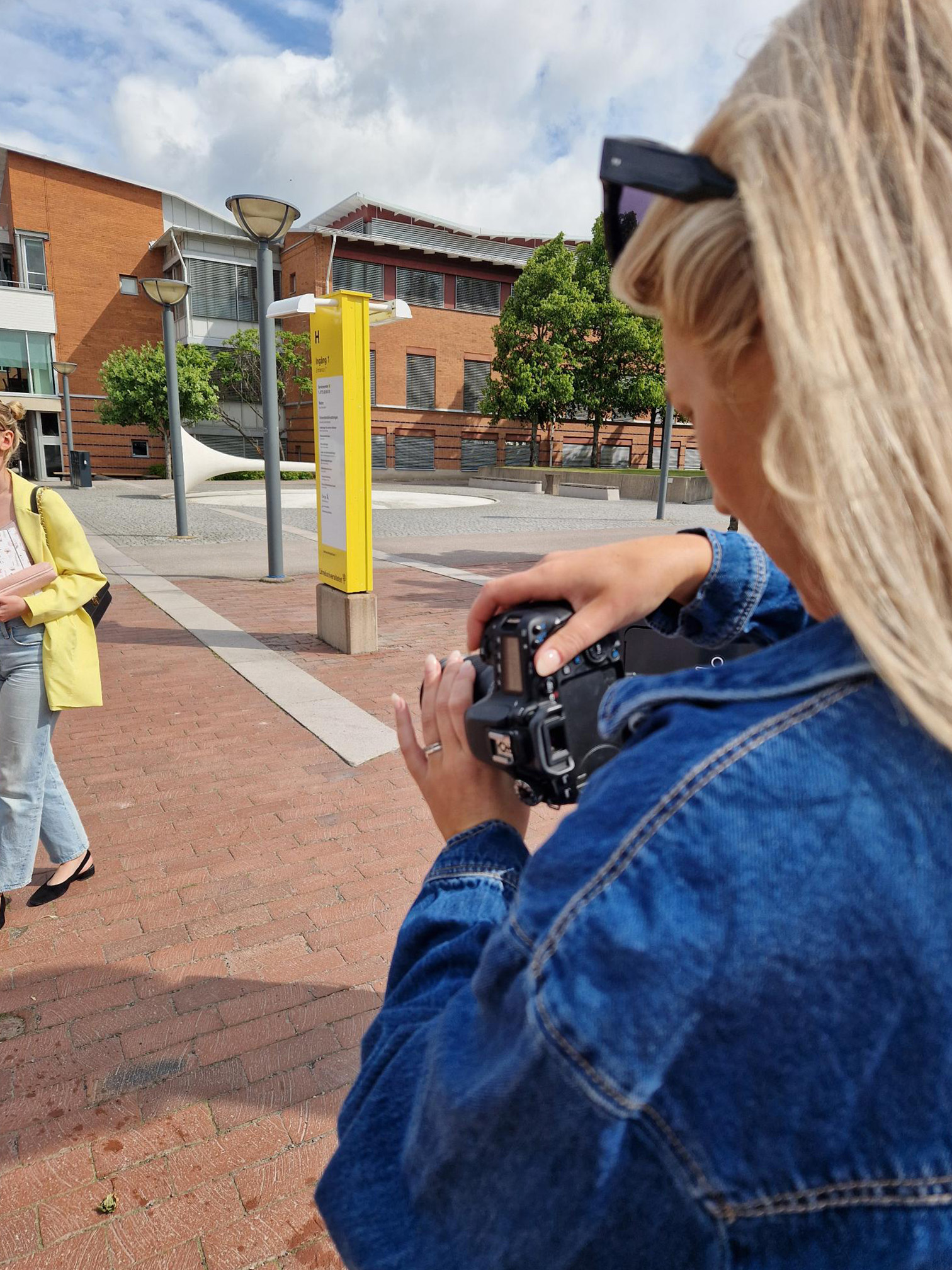 Foto på Emelies telefon