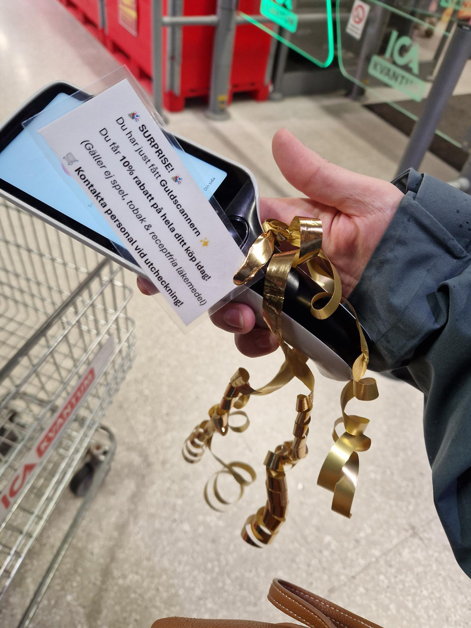 Foto på Emelies telefon